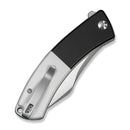 CIVIVI Outlaw Muk Flipper & Button Lock Knife Black & White G10 Handle (3.47" Satin Finished 14C28N Blade) C24079 - 4