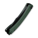 CIVIVI Outlaw Muk Flipper & Button Lock Knife Teal Green G10 Handle (3.47" Black Stonewashed 14C28N Blade) C24079 - 3