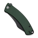 CIVIVI Outlaw Muk Flipper & Button Lock Knife Teal Green G10 Handle (3.47" Black Stonewashed 14C28N Blade) C24079 - 3