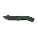 CIVIVI Outlaw Muk Flipper & Button Lock Knife Teal Green G10 Handle (3.47" Black Stonewashed 14C28N Blade) C24079 - 3