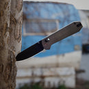 CIVIVI Over Yonder Thumb Stud & Crossbar Lock Knife Dark Green Canvas Micarta Handle (3.35" Black Stonewashed 14C28N Blade) C25027 - 1 - CIVIVI