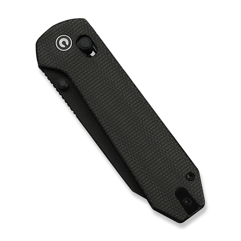 CIVIVI Over Yonder Thumb Stud & Crossbar Lock Knife Dark Green Canvas