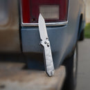 CIVIVI Over Yonder Thumb Stud & Crossbar Lock Knife G10 With Aluminum Foil Handle (3.35" 14C28N Blade) C25027 - 2 - CIVIVI