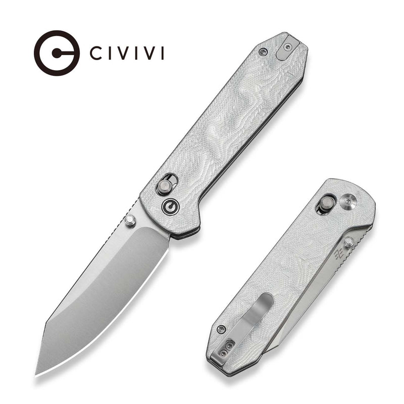 CIVIVI Over Yonder Thumb Stud & Crossbar Lock Knife G10 With Aluminum
