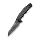 CIVIVI P87 Folder Flipper Knife Carbon Fiber & G10 Handle (2.90" Damascus Blade) C21043 - DS1 - CIVIVI
