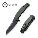 CIVIVI P87 Folder Flipper Knife Micarta Handle (2.90" Nitro - V Blade) C21043 - 3 - CIVIVI