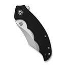 CIVIVI Pentad Flipper & Button Lock Knife Black G10 Handle (3.48" Satin Finished Nitro - V Blade) C24068 - 1 - CIVIVI