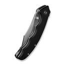 CIVIVI Pentad Flipper & Button Lock Knife Black G10 Handle (3.48" Satin Finished Nitro - V Blade) C24068 - 1 - CIVIVI