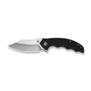 CIVIVI Pentad Flipper & Button Lock Knife Black G10 Handle (3.48" Satin Finished Nitro - V Blade) C24068 - 1 - CIVIVI