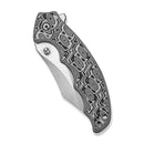 CIVIVI Pentad Flipper & Button Lock Knife Black / White Vortex Micarta Handle (78.7 Satin Finished Nitro - V Blade) C24068 - 3 - CIVIVI