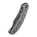 CIVIVI Pentad Flipper & Button Lock Knife Black / White Vortex Micarta Handle (78.7 Satin Finished Nitro - V Blade) C24068 - 3 - CIVIVI