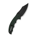 CIVIVI Pentad Flipper & Button Lock Knife Teal Green G10 Handle (3.48" Black Stonewashed Nitro - V Blade) C24068 - 2 - CIVIVI