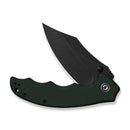 CIVIVI Pentad Flipper & Button Lock Knife Teal Green G10 Handle (3.48" Black Stonewashed Nitro - V Blade) C24068 - 2 - CIVIVI