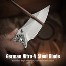 CIVIVI Pentad Flipper & Thumb Stud Knife Black / White Vortex Micarta Handle (3.48" Satin Finished Nitro-V Blade) C24068-3 - CIVIVI