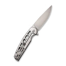 CIVIVI Perf Flipper Knife Stainless Steel Handle (3.12" Nitro - V Blade) C20006 - A - CIVIVI