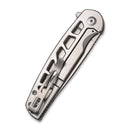 CIVIVI Perf Flipper Knife Stainless Steel Handle (3.12" Nitro - V Blade) C20006 - A - CIVIVI