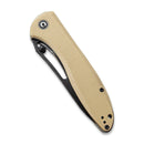CIVIVI Picaro Thumb Stud & Thumb Hole Knife G10 Handle (3.94" D2 Blade) C916B - CIVIVI