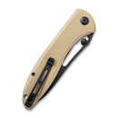 CIVIVI Picaro Thumb Stud & Thumb Hole Knife G10 Handle (3.94" D2 Blade) C916B - CIVIVI