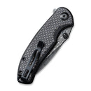 CIVIVI Pintail Flipper & Thumb Stud Knife Carbon Fiber & G10 Handle (2.98" Damascus Blade) C2020DS - 1 - CIVIVI