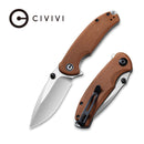 CIVIVI Pintail Flipper & Thumb Stud Knife Micarta Handle (2.98" CPM S35VN Blade) C2020A - CIVIVI