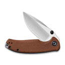 CIVIVI Pintail Flipper & Thumb Stud Knife Micarta Handle (2.98" CPM S35VN Blade) C2020A - CIVIVI