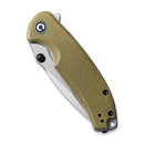 CIVIVI Pintail Flipper & Thumb Stud Knife Micarta Handle (2.98" CPM S35VN Blade) C2020B - CIVIVI