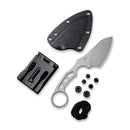 CIVIVI Planck Fixed Blade Knife (2.87" D2 Blade) C2022A - CIVIVI