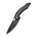 CIVIVI Plethiros Flipper Knife Carbon Fiber & G10 Handle (3.45" Damascus Blade) C904DS - 4 - CIVIVI