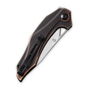 CIVIVI Plethiros Flipper Knife Copper Handle (3.45" 154CM Blade) C904D - CIVIVI