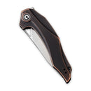 CIVIVI Plethiros Flipper Knife Copper Handle (3.45" 154CM Blade) C904D - CIVIVI