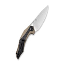 CIVIVI Plethiros Flipper Knife G10 & Carbon Fiber Handle (3.45" D2 Blade) C904A - CIVIVI