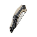 CIVIVI Plethiros Flipper Knife G10 & Carbon Fiber Handle (3.45" D2 Blade) C904A - CIVIVI