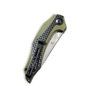 CIVIVI Plethiros Flipper Knife G10 & Carbon Fiber Handle (3.45" D2 Blade) C904B - CIVIVI