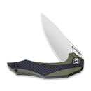 CIVIVI Plethiros Flipper Knife G10 & Carbon Fiber Handle (3.45" D2 Blade) C904B - CIVIVI