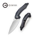CIVIVI Plethiros Flipper Knife G10 & Carbon Fiber Handle (3.45" D2 Blade) C904C - CIVIVI