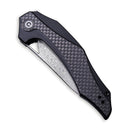 CIVIVI Plethiros Flipper Knife G10 & Carbon Fiber Handle (3.45" Damascus Blade) C904DS - CIVIVI