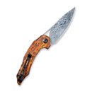 CIVIVI Plethiros Flipper Knife Wood Handle (3.45" Damascus Blade) C904DS - 2 - CIVIVI