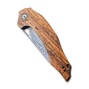 CIVIVI Plethiros Flipper Knife Wood Handle (3.45" Damascus Blade) C904DS - 2 - CIVIVI