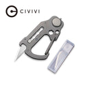 CIVIVI Polymorph Carabiner Keychain Multi - Tool 9Cr18MoV Utility Blade C20045 - 1 - CIVIVI