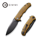 CIVIVI Praxis Flipper Knife Ultem Handle (3.75" 9Cr18MoV Blade) C803M - CIVIVI
