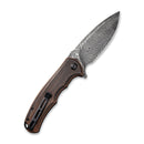 CIVIVI Praxis Flipper Knife Copper Handle (3.74" Damascus Blade) C803DS - 3 - CIVIVI