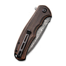 CIVIVI Praxis Flipper Knife Copper Handle (3.74" Damascus Blade) C803DS - 3 - CIVIVI