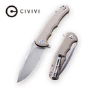CIVIVI Praxis Flipper Knife G10 Handle (3.75" 9Cr18MoV Blade) C803B - CIVIVI