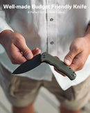 CIVIVI Praxis Flipper Knife G10 Handle (3.75" 9Cr18MoV Blade) C803F - CIVIVI