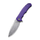 CIVIVI Praxis Flipper Knife G10 Handle (3.75" Damascus Blade) C803DS - 2 - CIVIVI