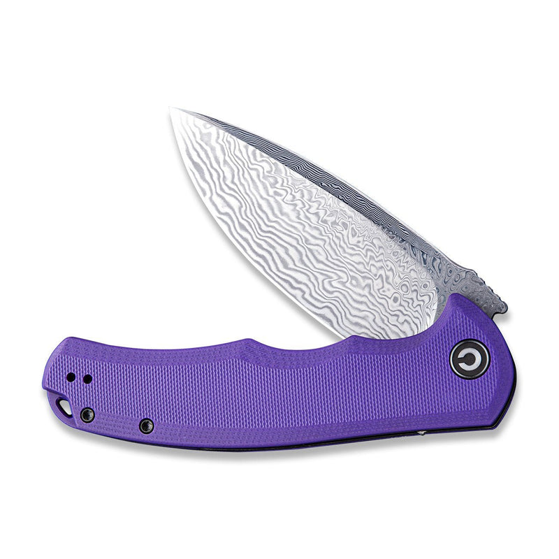 CIVIVI Praxis Flipper Knife G10 Handle Damascus Blade – CIVIVI KNIFE