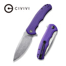 CIVIVI Praxis Flipper Knife G10 Handle (3.75" Damascus Blade) C803DS - 2 - CIVIVI