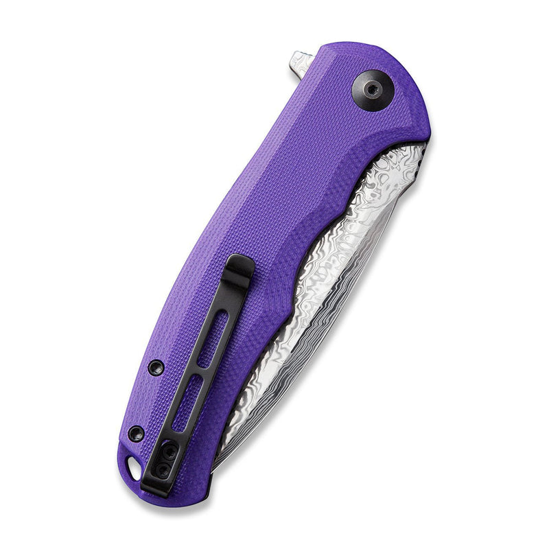 CIVIVI Praxis Flipper Knife G10 Handle Damascus Blade – CIVIVI KNIFE