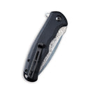 CIVIVI Praxis Flipper Knife G10 Handle (3.75" Damascus Blade) C803DS - CIVIVI