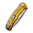 CIVIVI Praxis Flipper Knife Ultem Handle (3.75" 9Cr18MoV Blade) C803L - CIVIVI